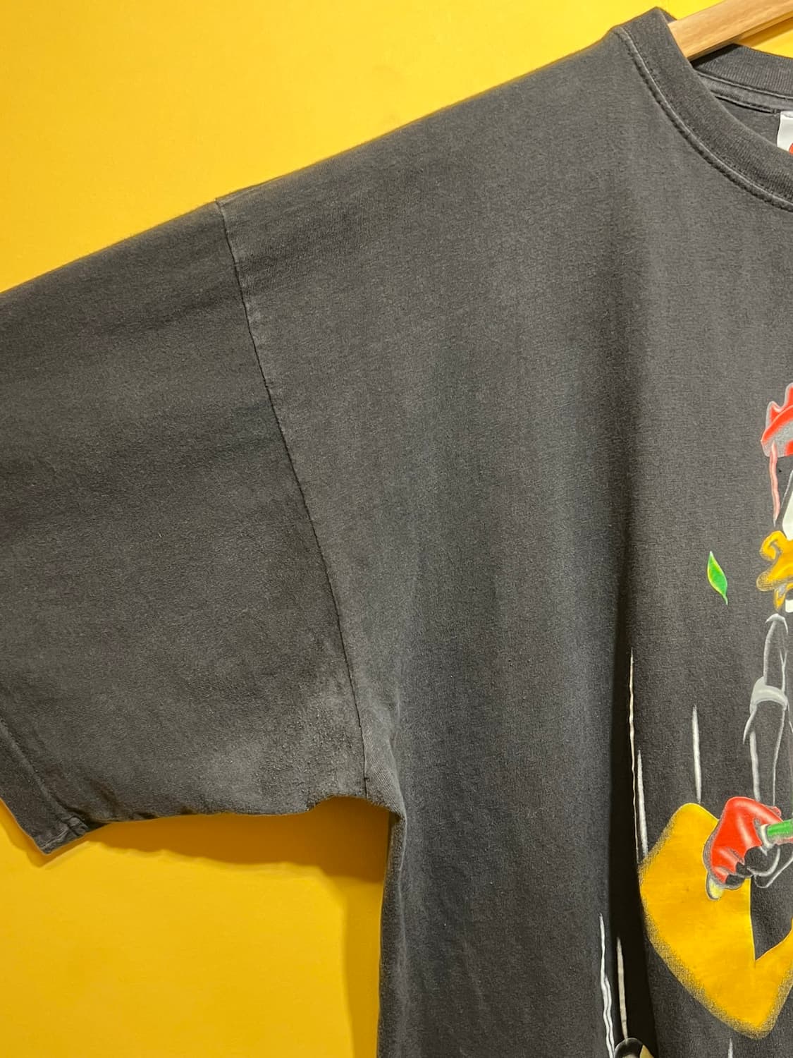 90's [XL] 워너브라더스 루니툰즈 대피덕 그래픽 빈티지 반팔티셔츠 상품이미지5