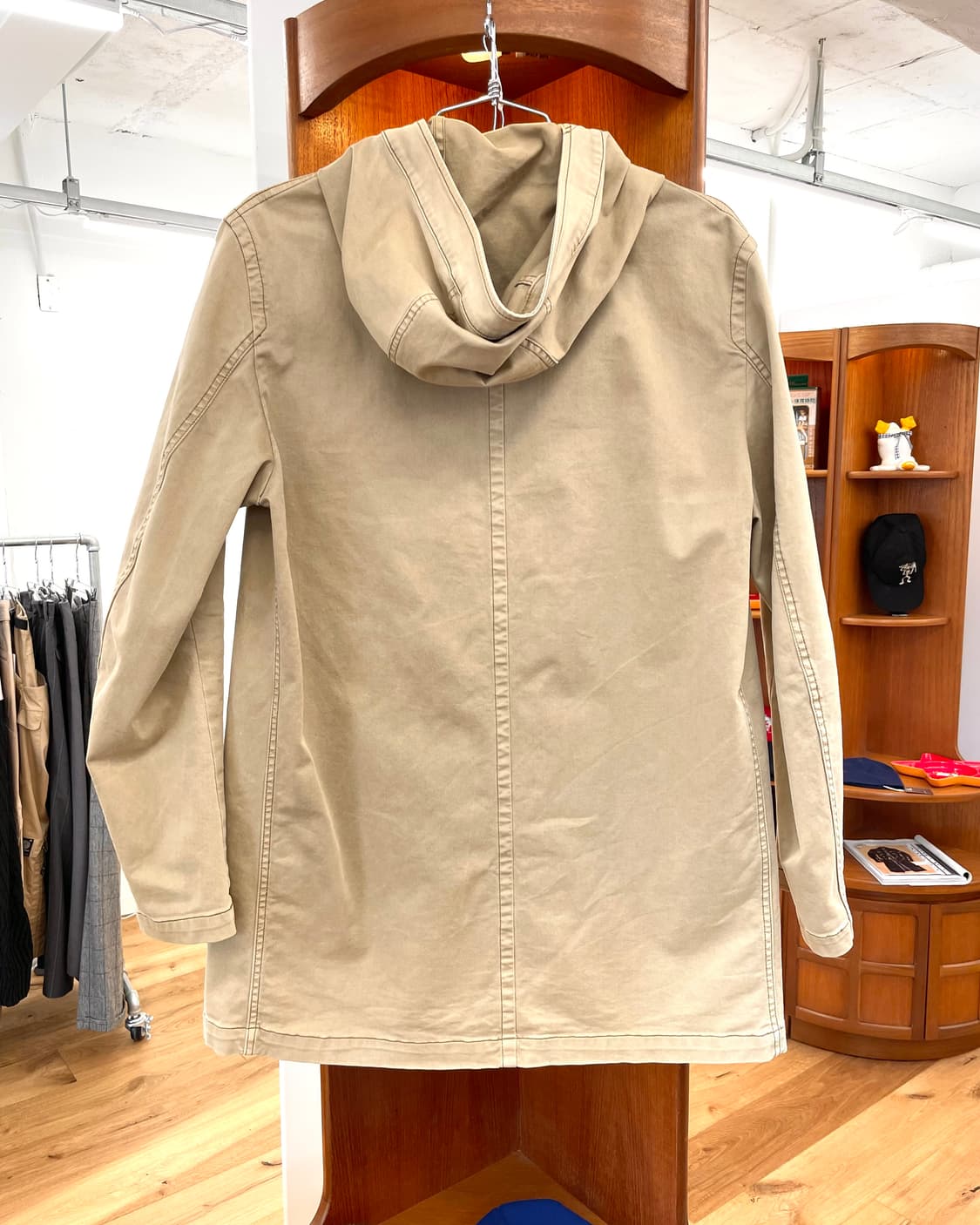 [M] 카반 드 주카 사선 지퍼 후드 코트 상품이미지7