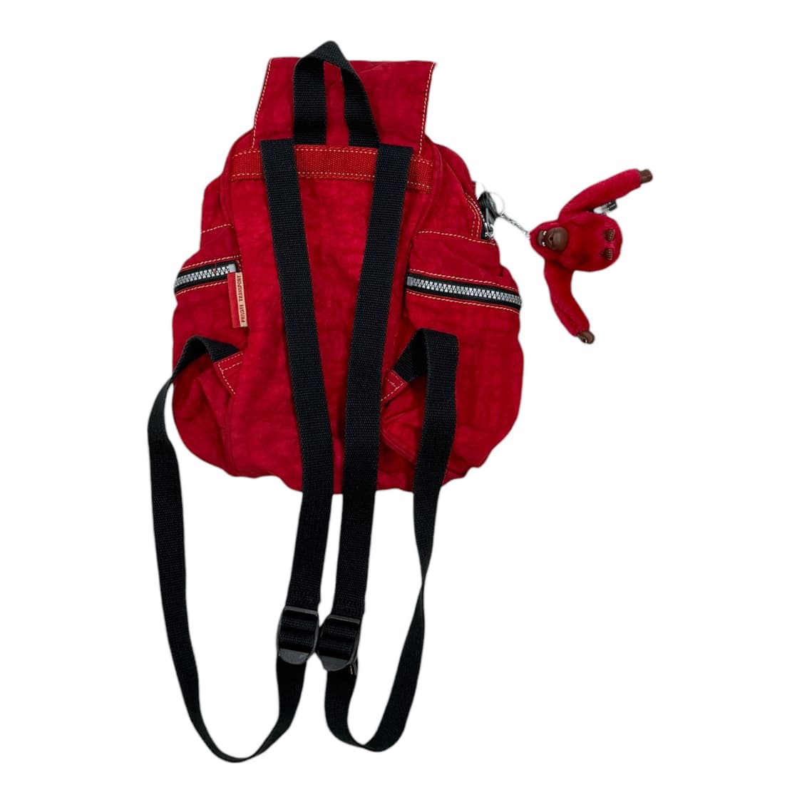 키플링 빈티지 Y2K 미니 레드 포켓 백팩 가방 상품이미지3