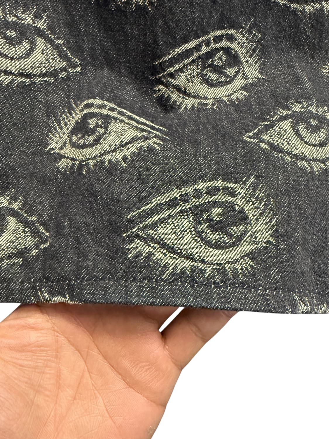 캐피탈 kapital 12온즈 스파이크이지 데님 포트 배기 팬츠 상품이미지8