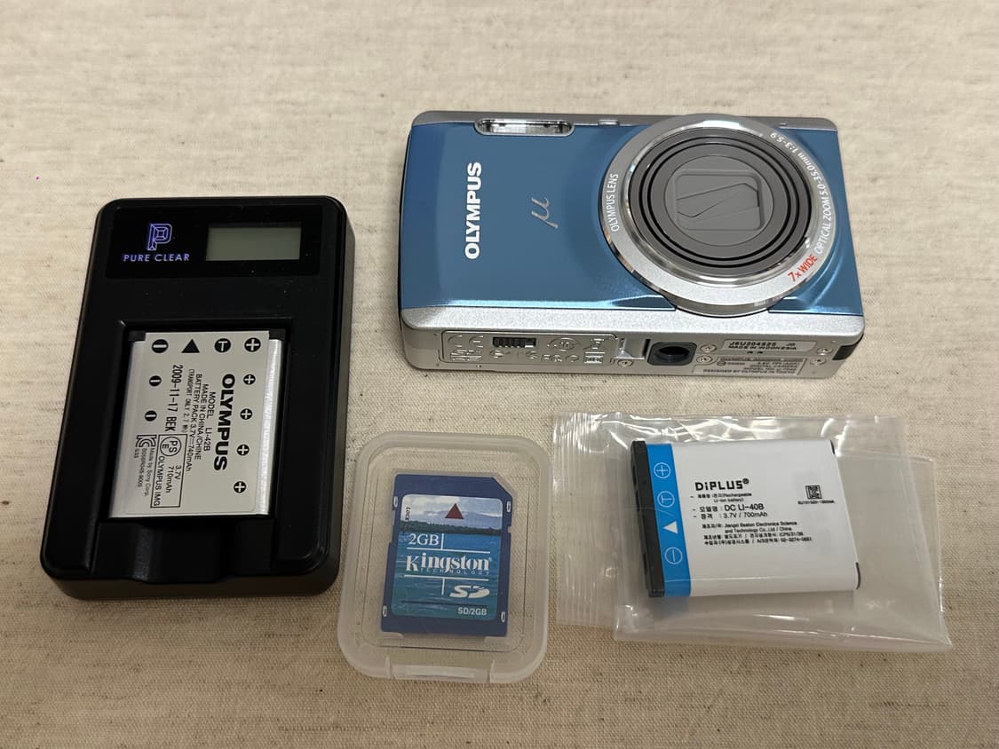 올림푸스 뮤 7040 블루(작례 있음) 상품이미지6