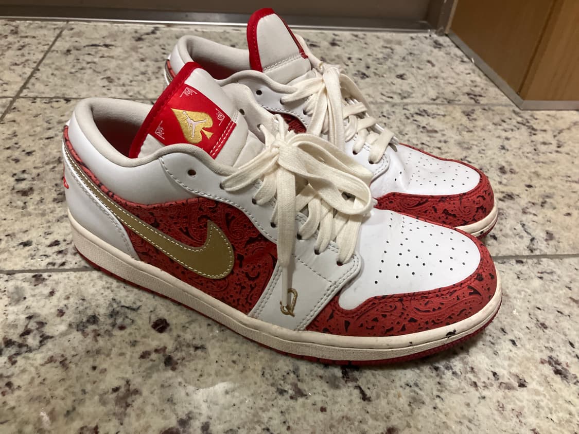 나이키 에어 조던 1 로우 카드 패턴 상품이미지1