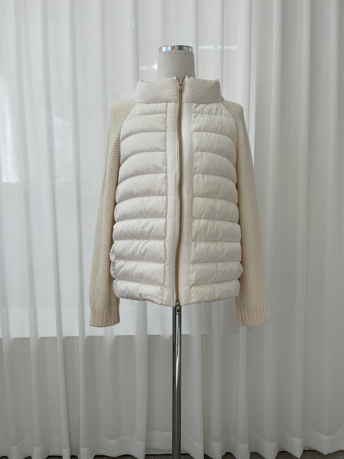 HERNO Resort 여성 니트 패딩 아이보리 상품이미지1