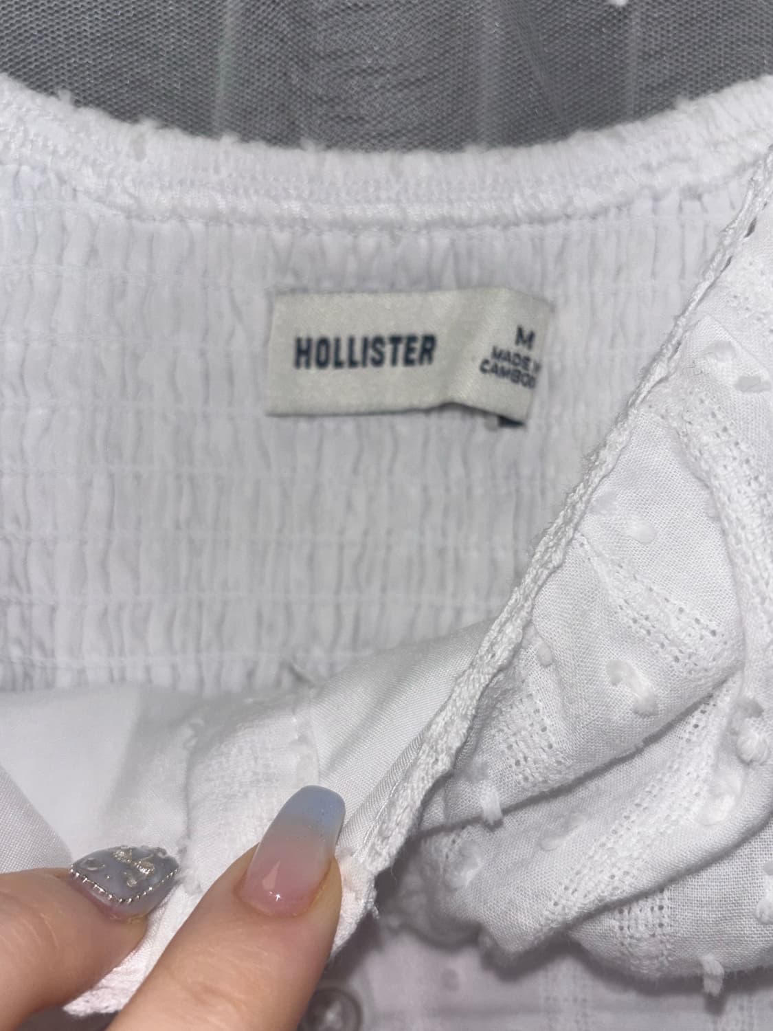 홀리스터 베이비돌 화이트 퍼프 미니 원피스 상품이미지4