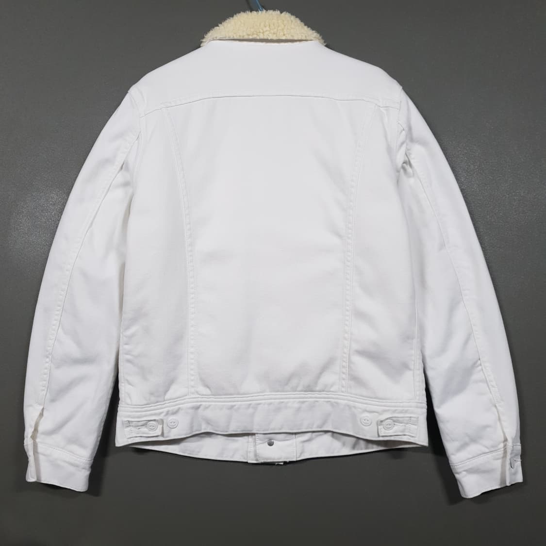 S (90) Lee 리 스톰라이더 코듀로이 쉐르파 자켓 화이트 상품이미지6