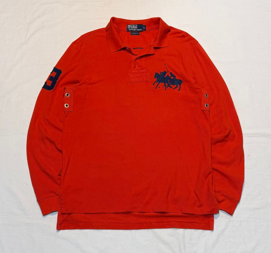 폴로 랄프로렌 빅포니 카라티 오렌지 상품이미지2