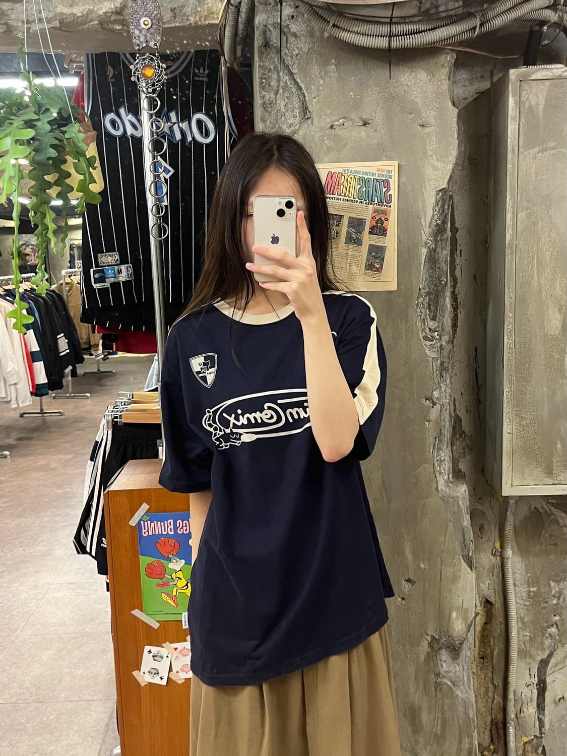 팀코믹스 반팔티 네이비 M #csz395 상품이미지2