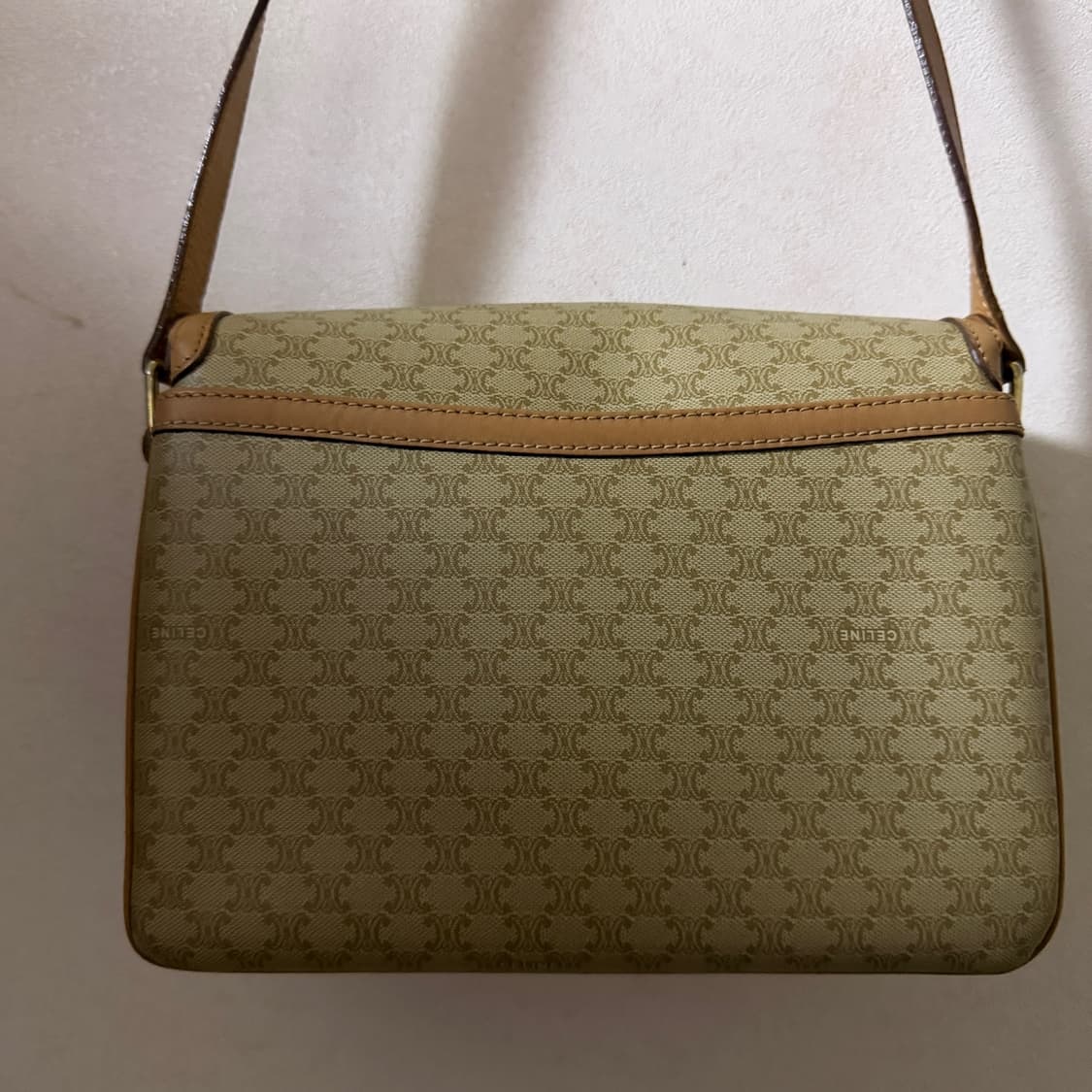 빈티지 셀린느 스퀘어 트리오페 크로스백 상품이미지5