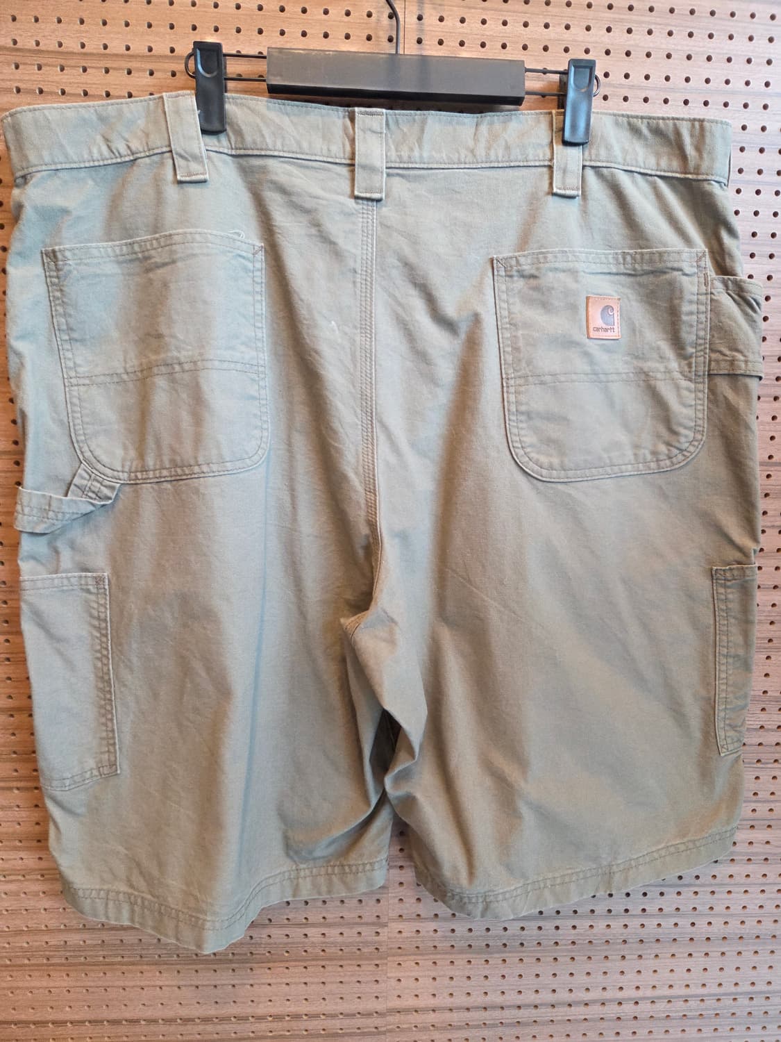 [빅사이즈] 칼하트 B147 카펜터 쇼츠 LBR 카키빛 상품이미지1