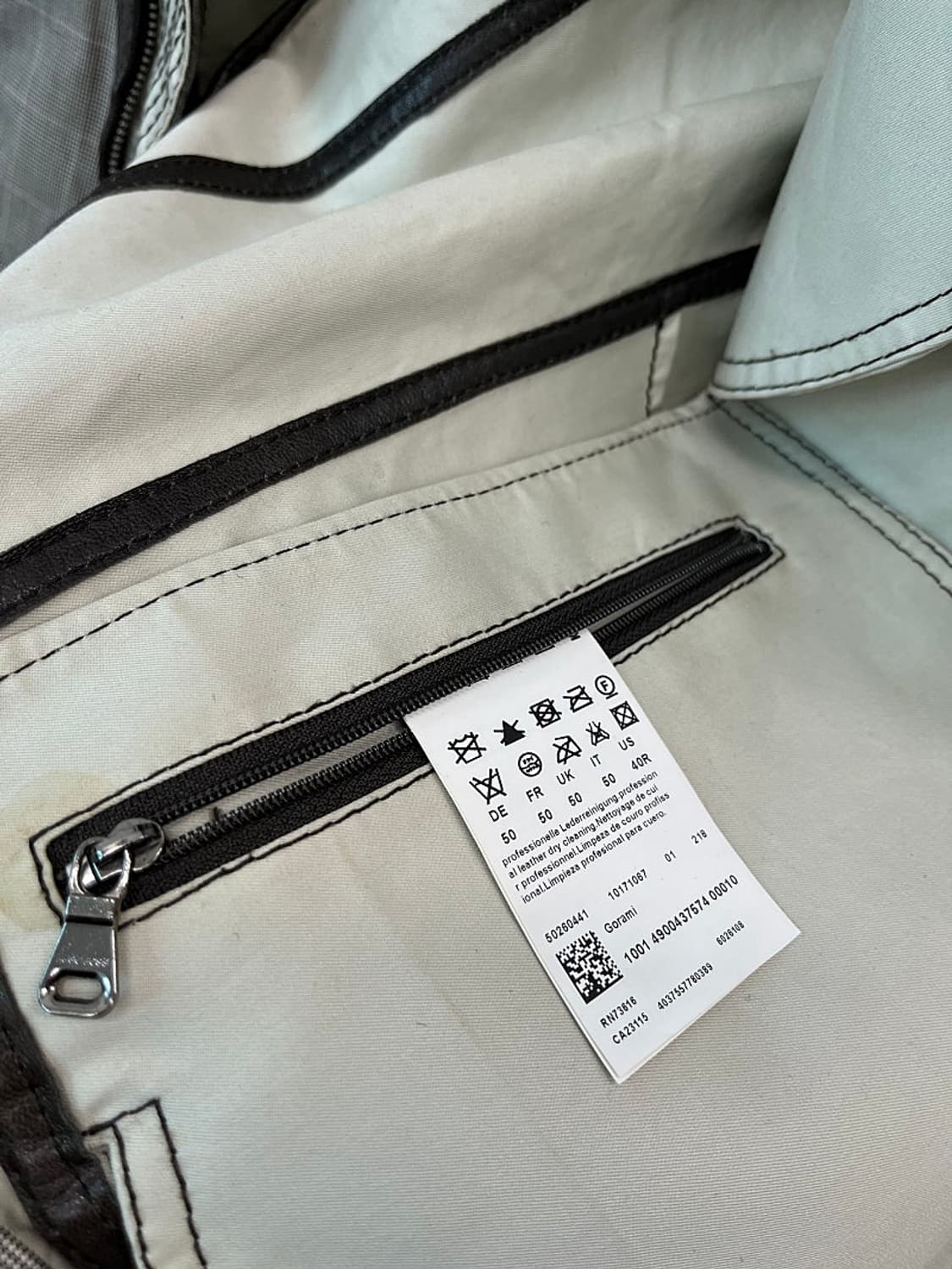 100-105) 휴고보스 레더믹스 라이더자켓  상품이미지9