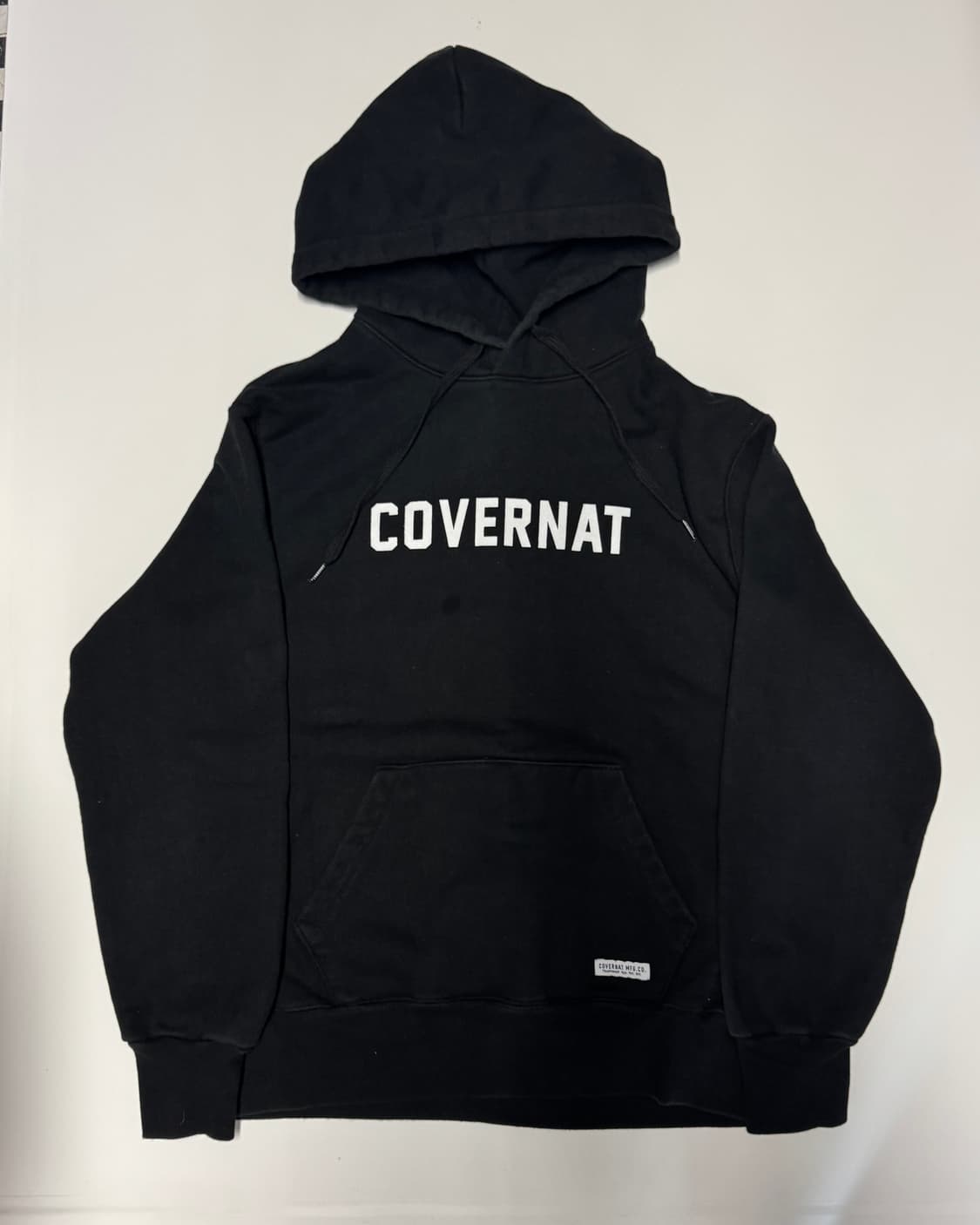 커버낫 스펠아웃 헤비 코튼 후드티 L 블랙 상품이미지1