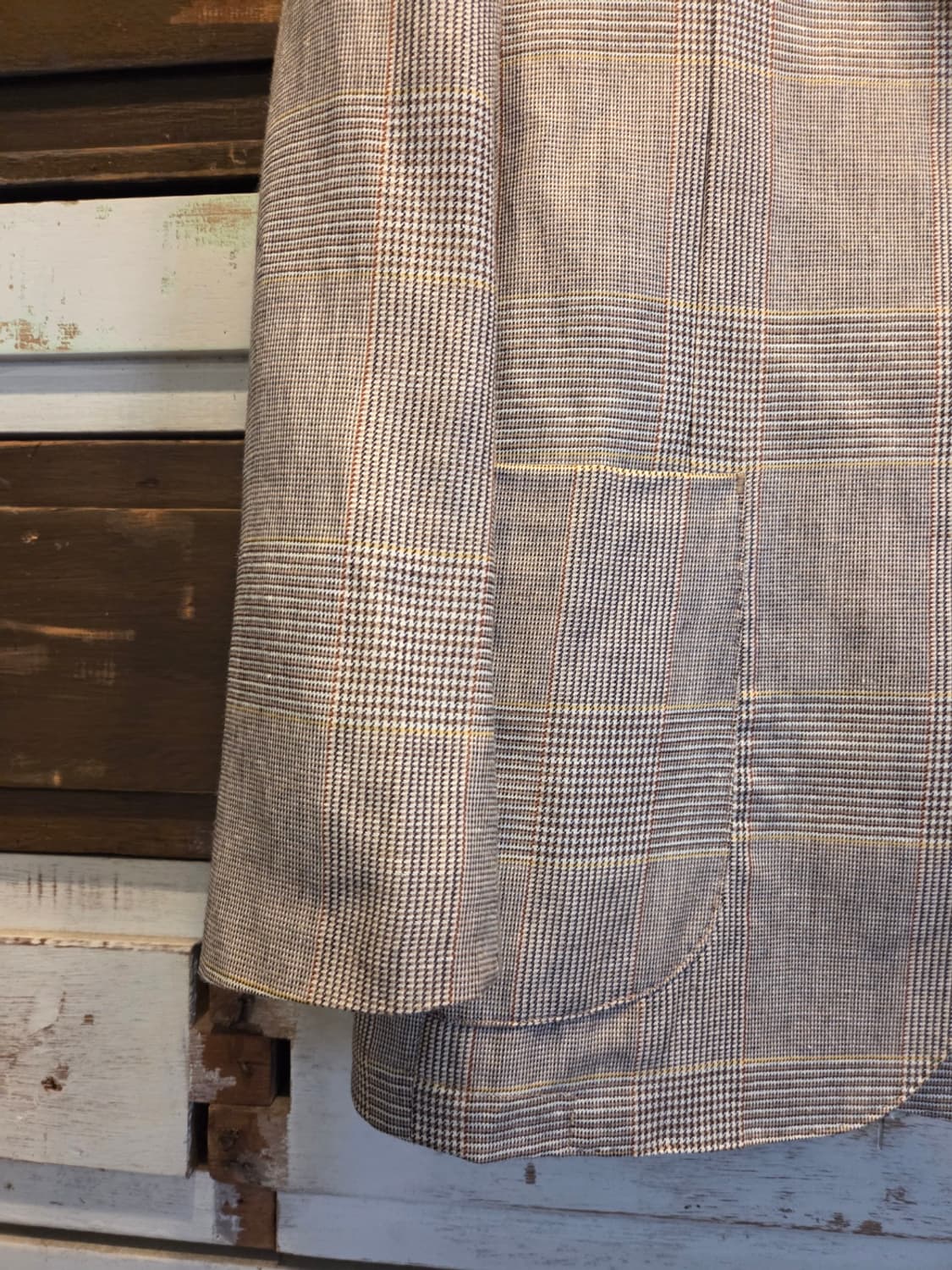 블랙브라운 린넨자켓 상품이미지6