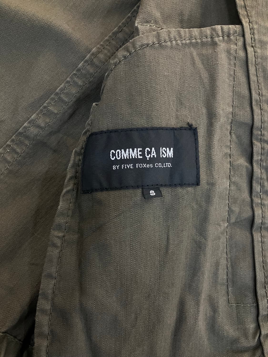 Comme Ca Ism 콤사이즘 카키 M-65 필드 야상 자켓 S 상품이미지3