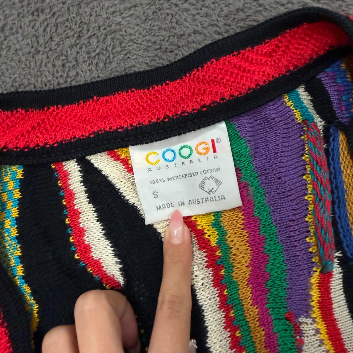 [ 정품/S ] 쿠지 빈티지 케이블 니트 가디건 상품이미지5