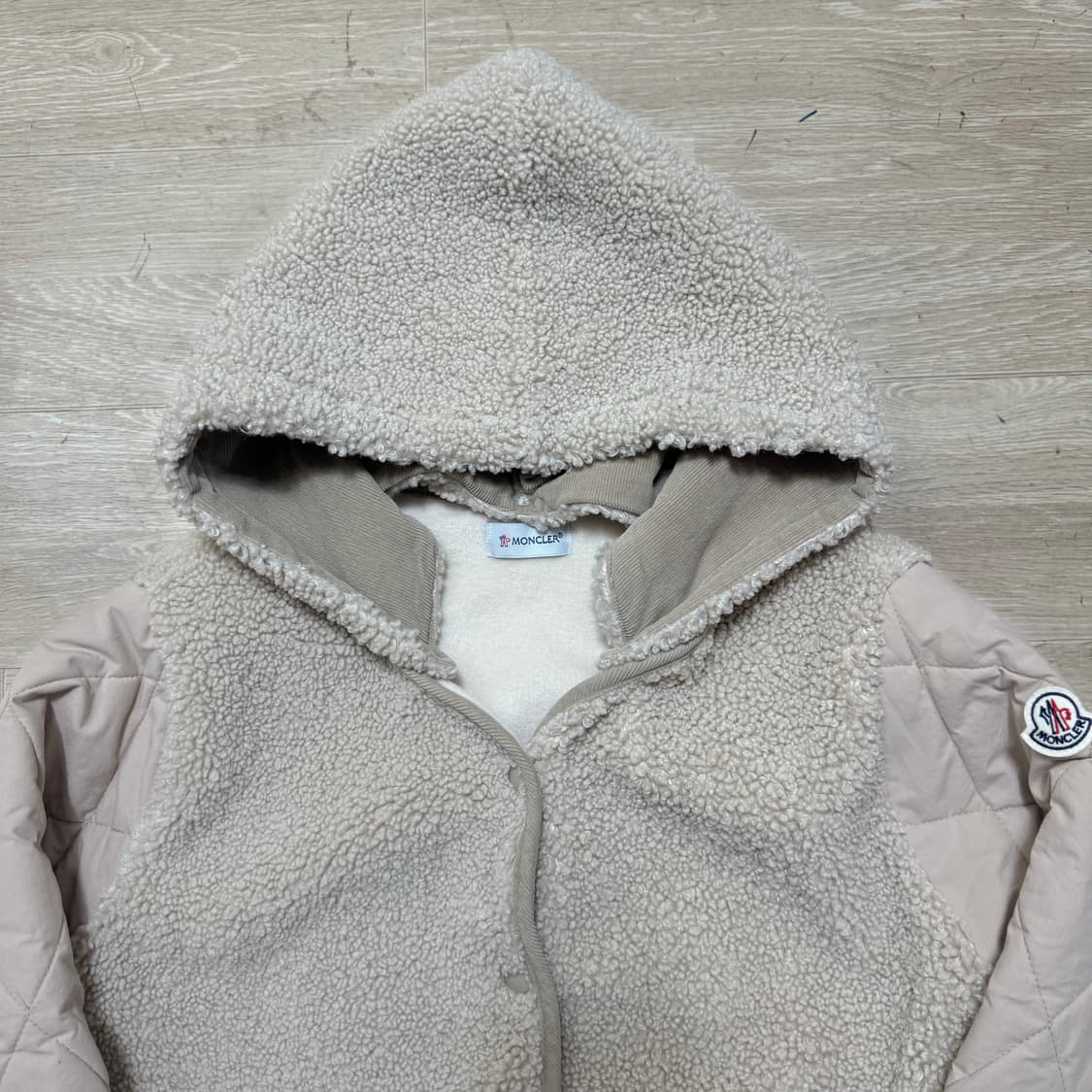 몽클레어 퀼팅 후리스 후드 자켓 상품이미지2