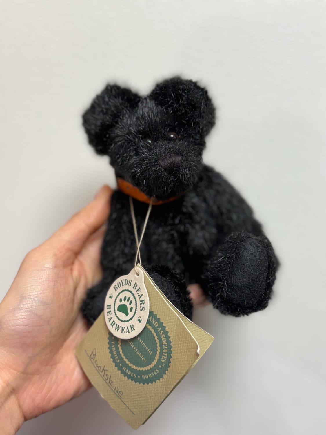 보이즈베어 까만색 레어 블랙스톤 테디베어 빈티지토이 상품이미지1