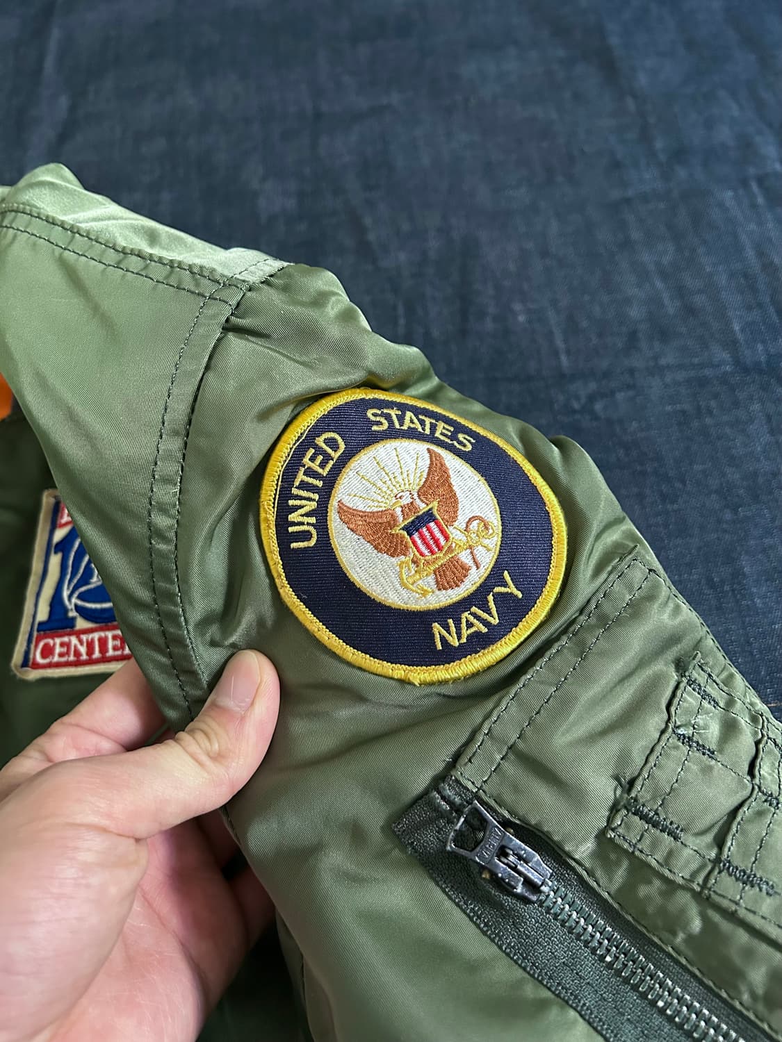 90s 알파인더스트리 ma-1 플라이트 자켓 Made in USA 상품이미지4