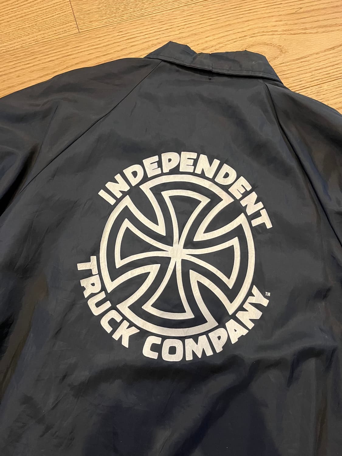 빈티지 인디펜던트 트럭 코치자켓 블랙 상품이미지4