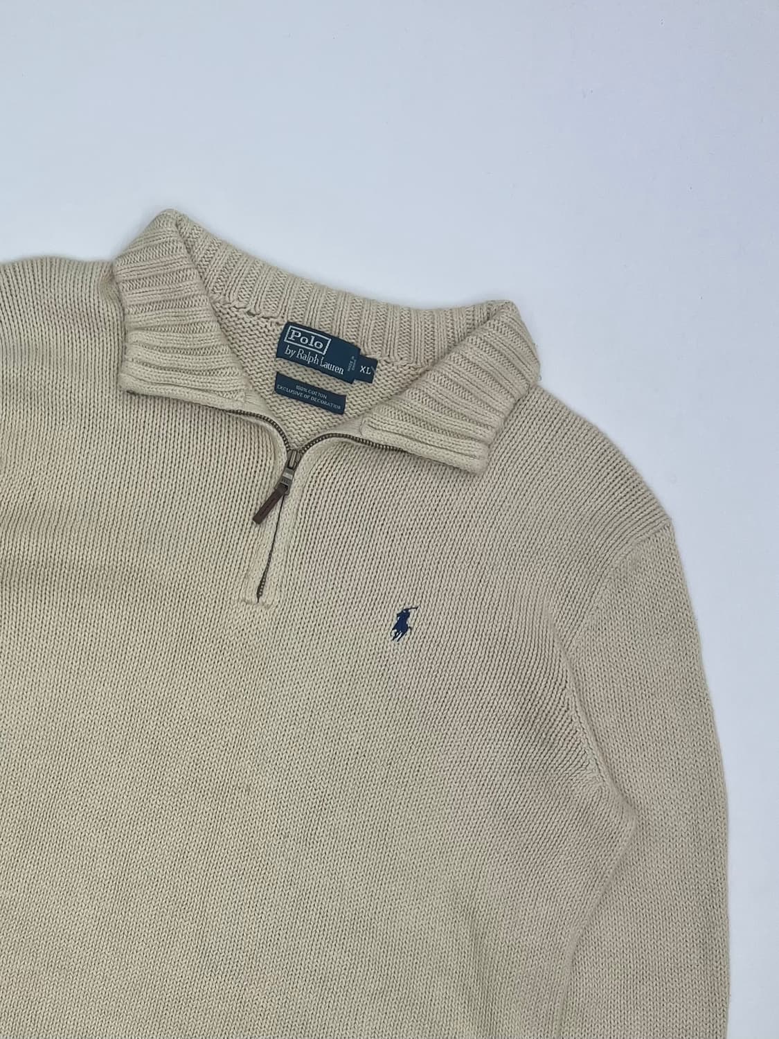 폴로 랄프로렌 니트 반집업 상품이미지2