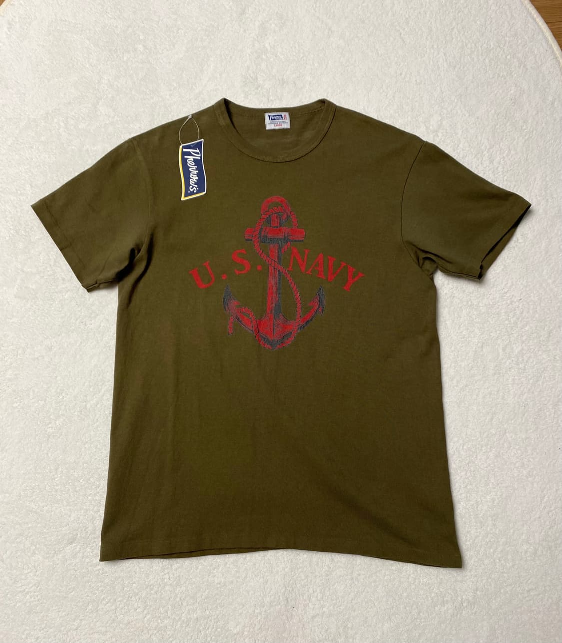 (L) 페로우즈 싱글스티치 USN 티셔츠 상품이미지1