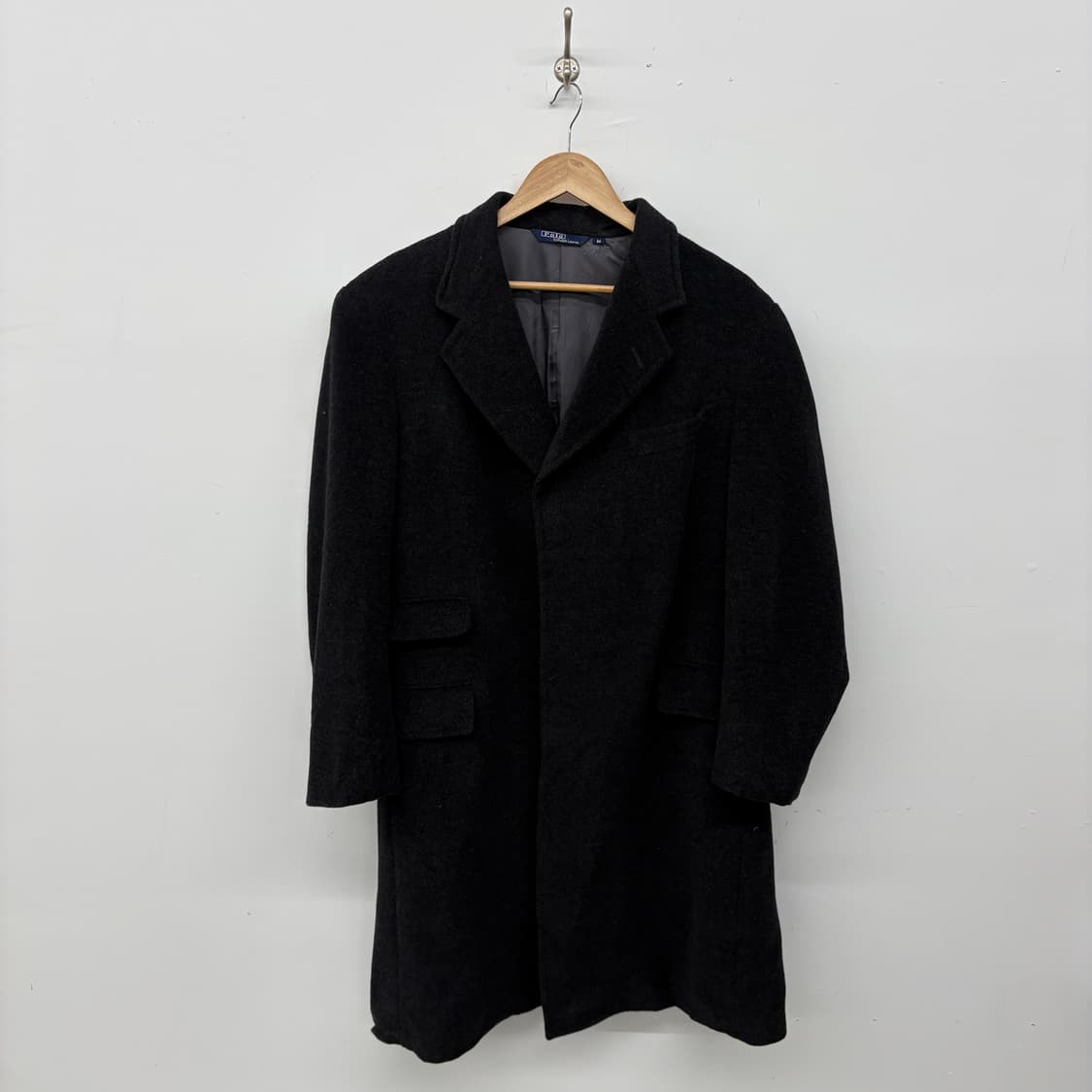 폴로 랄프로렌 블랙 롱 코트 남/M 상품이미지1