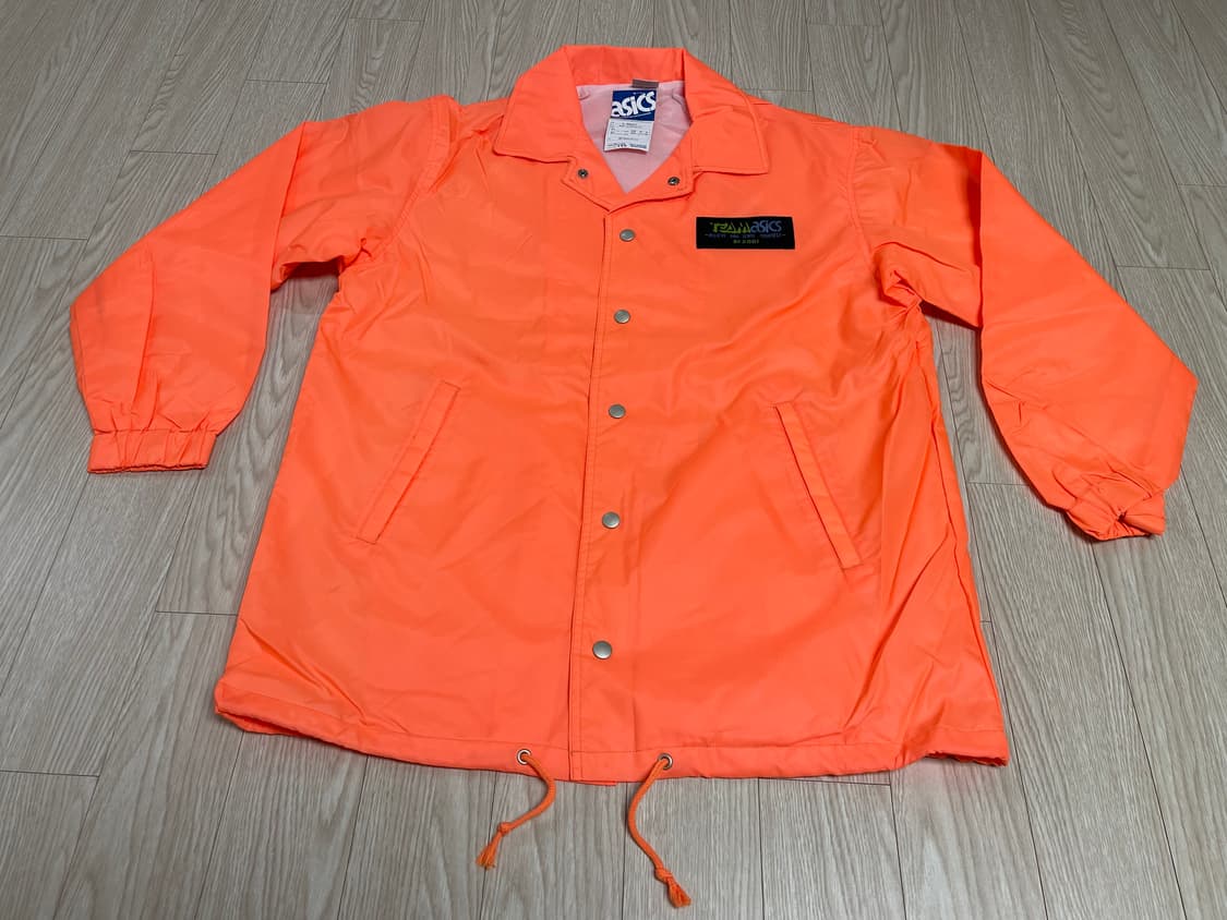 아식스 00s 올드 코치 자켓 ASICS OLD 2000 오렌지 L 상품이미지3