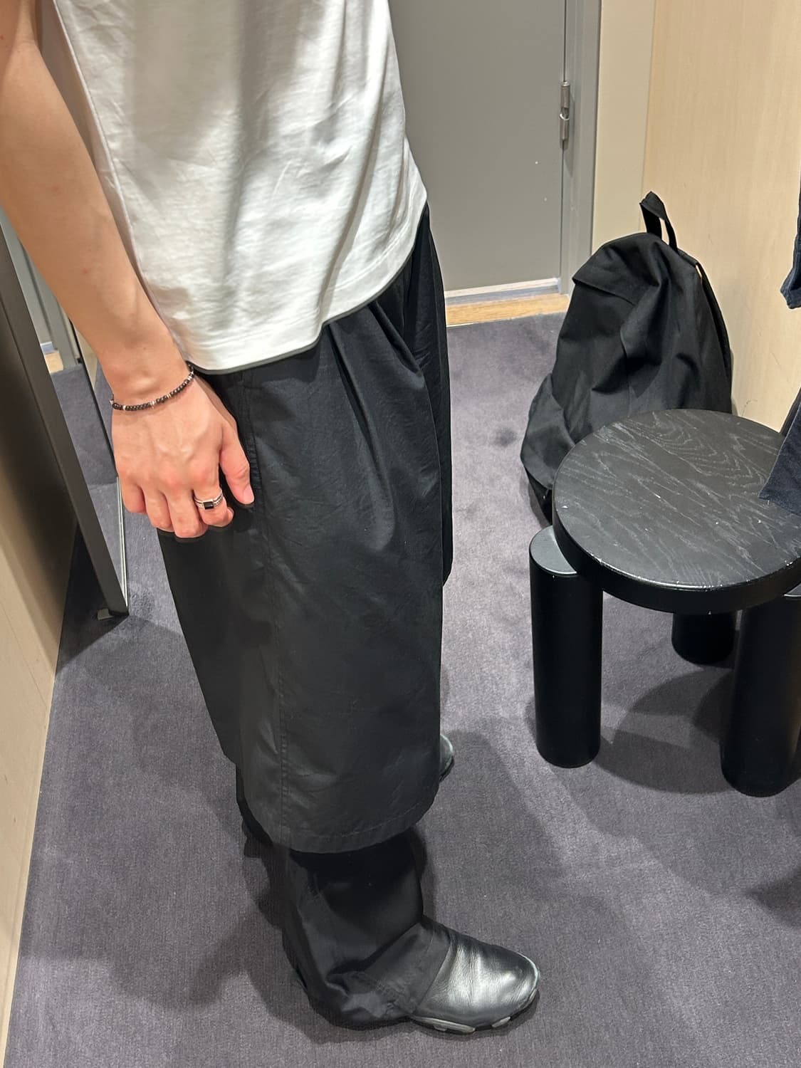 sunflower silk pants black m size 상품이미지2