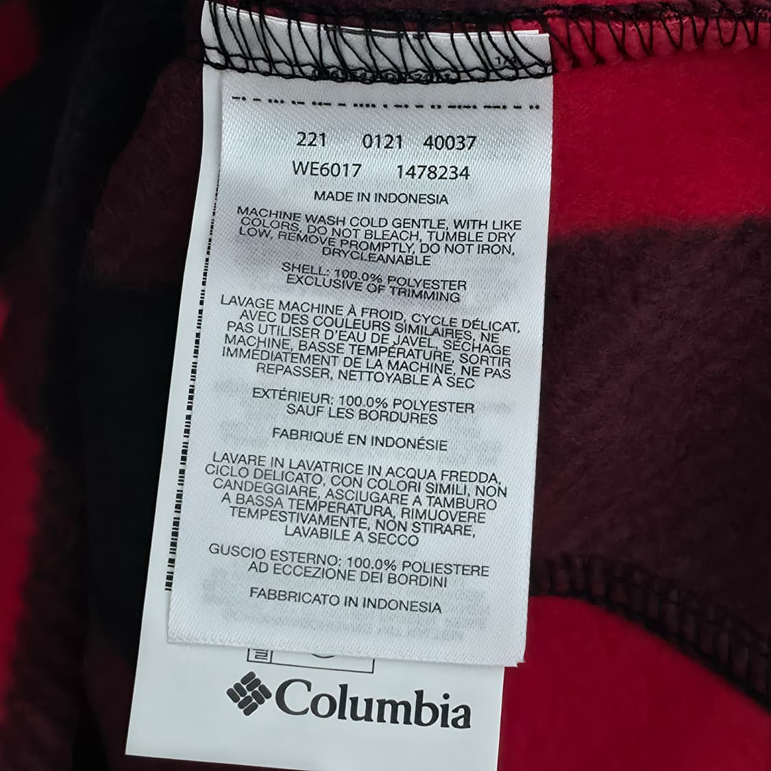 [XXL] 컬럼비아 체크 플리스 자켓 상품이미지6