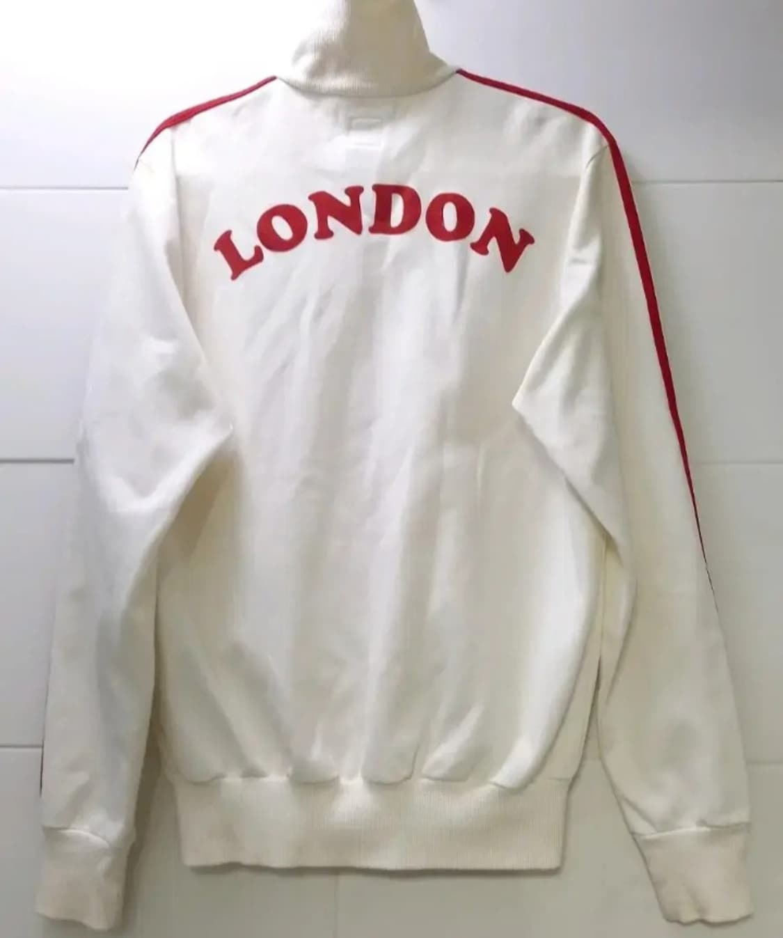 아디다스 흰빨 화이트 레드 런던 저지 져지집업 80~85 상품이미지4