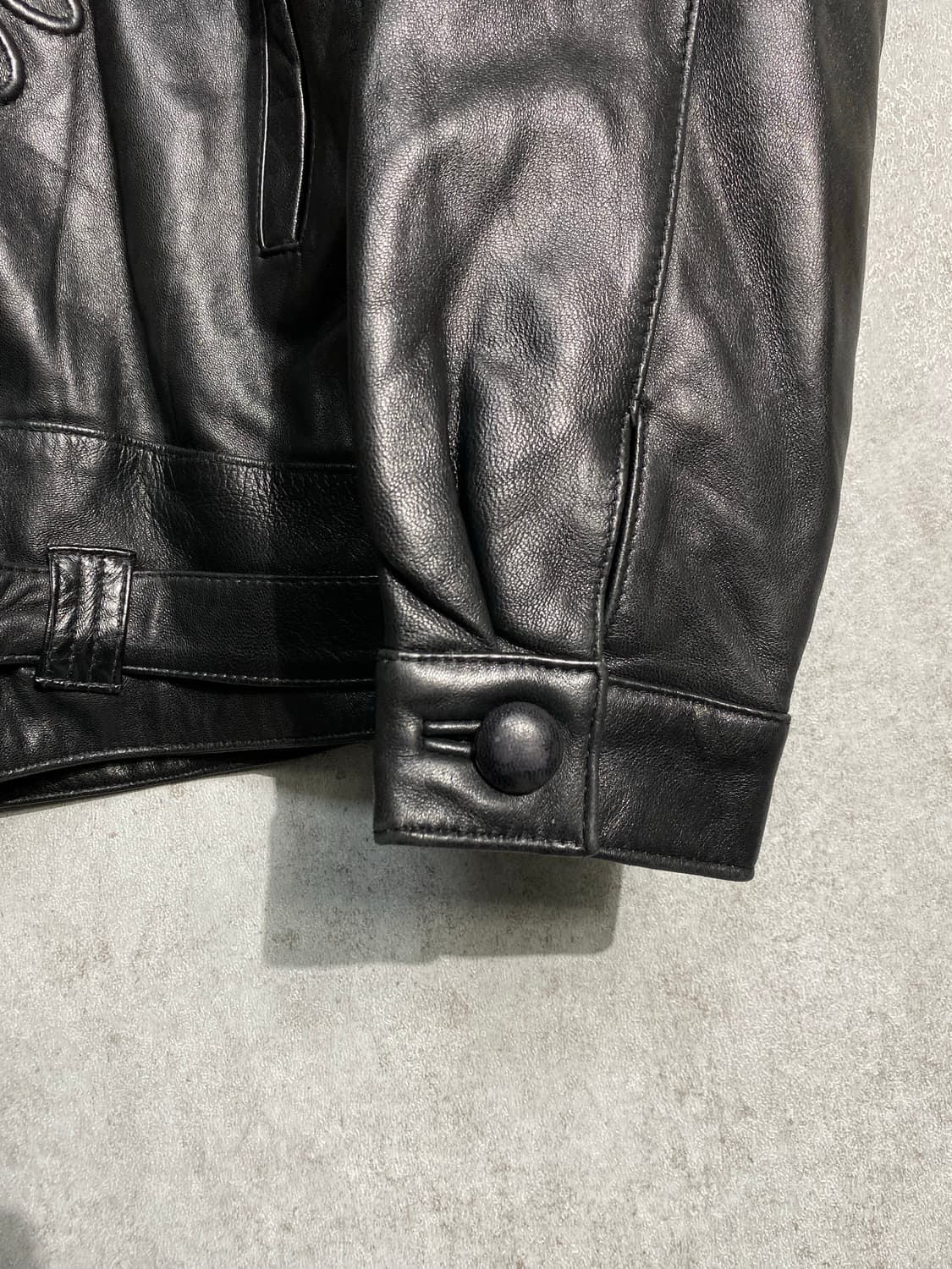 [M] 90s Vintage 빈티지 패턴 리얼레더 자켓 상품이미지6