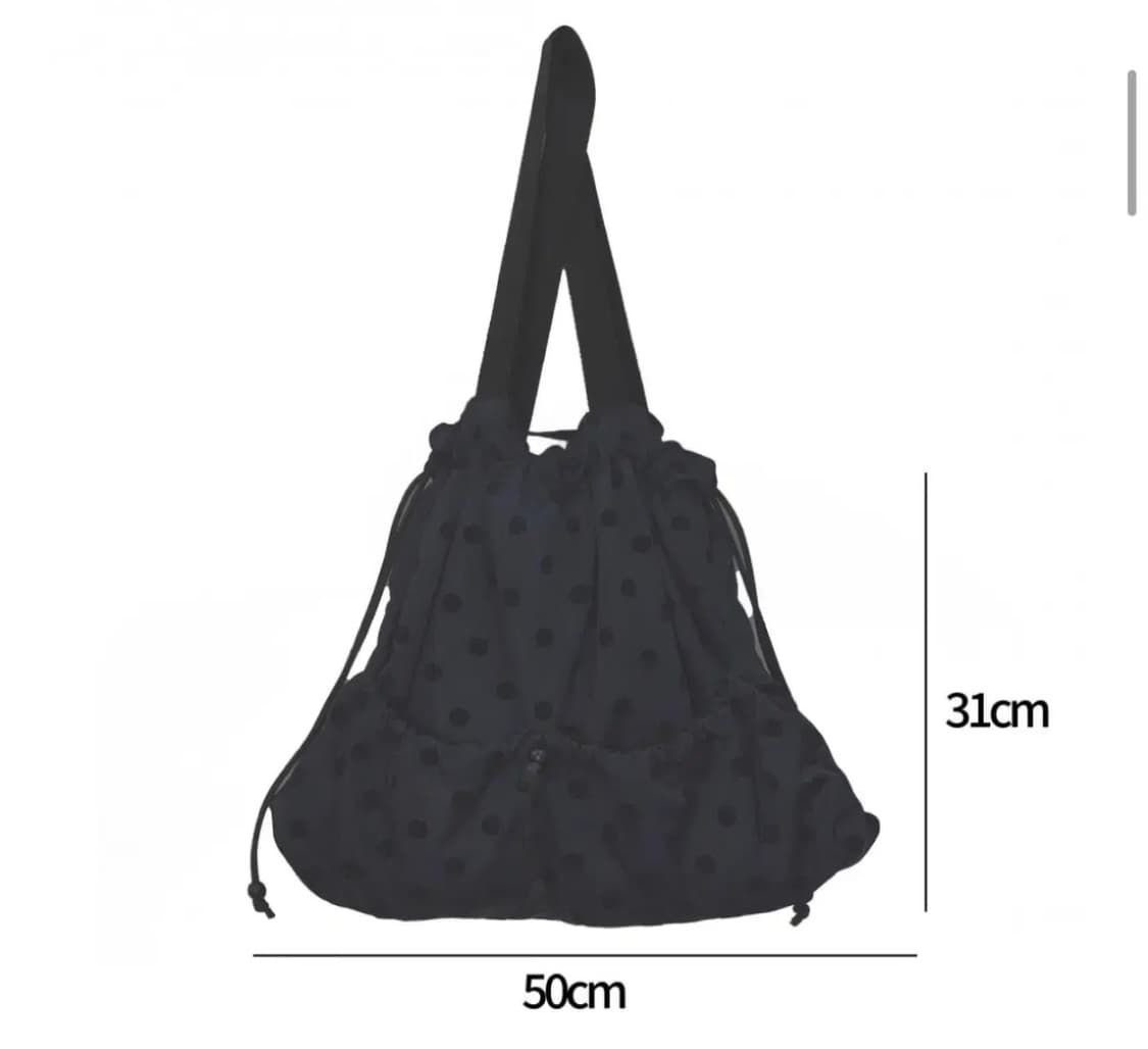 캔버스가든 도트 스트링 백 상품이미지4