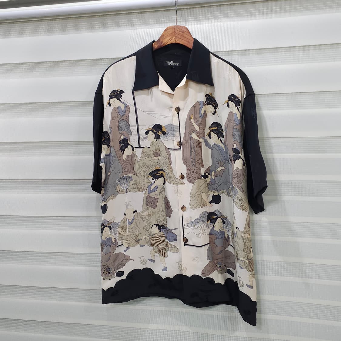 일본 paging 실크100 알로하셔츠- LL 상품이미지1