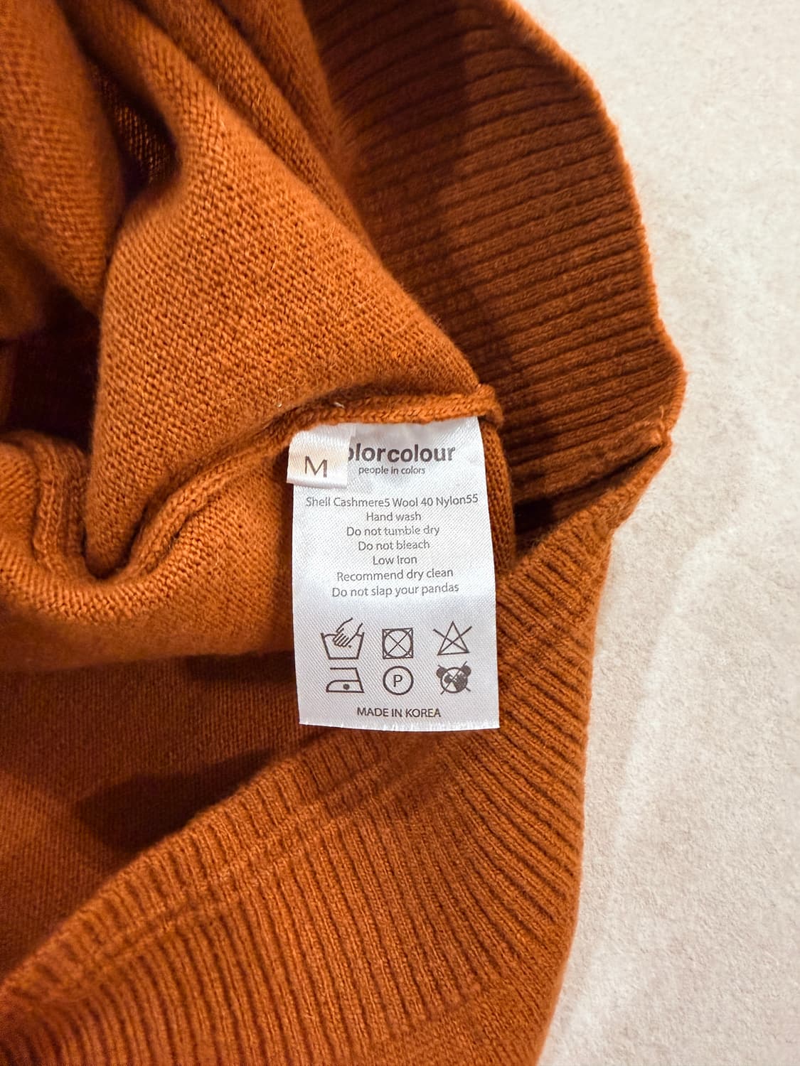 Colorcolour 니트 후드 M 상품이미지5