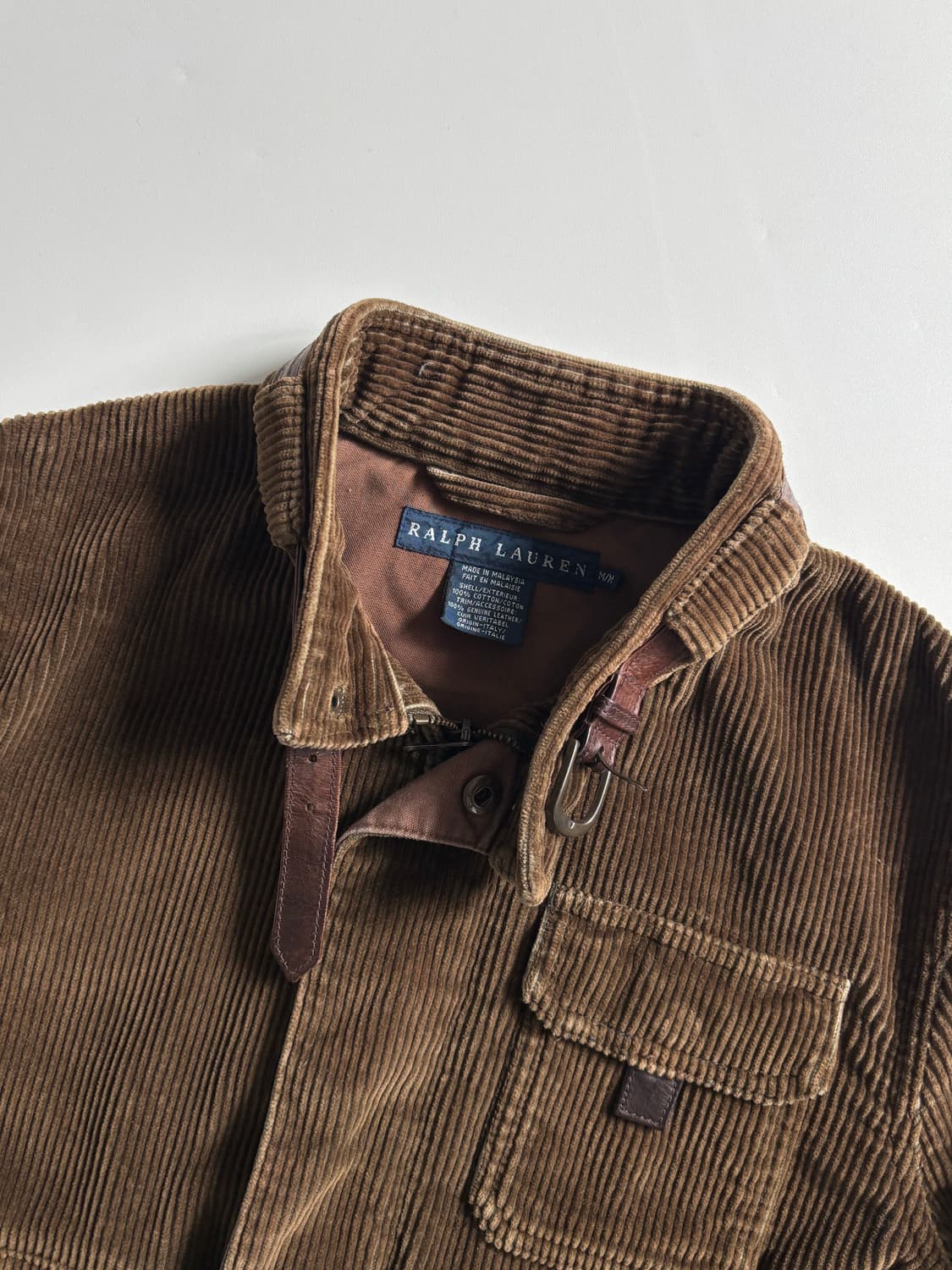 Polo 폴로 랄프로렌 브라운 카키 코듀로이 자켓 상품이미지7