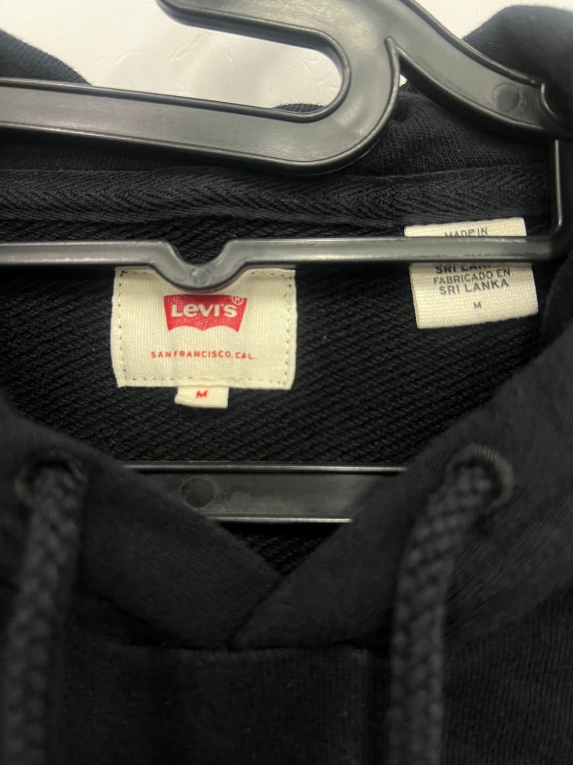 리바이스 블랙 후드티   상품이미지2