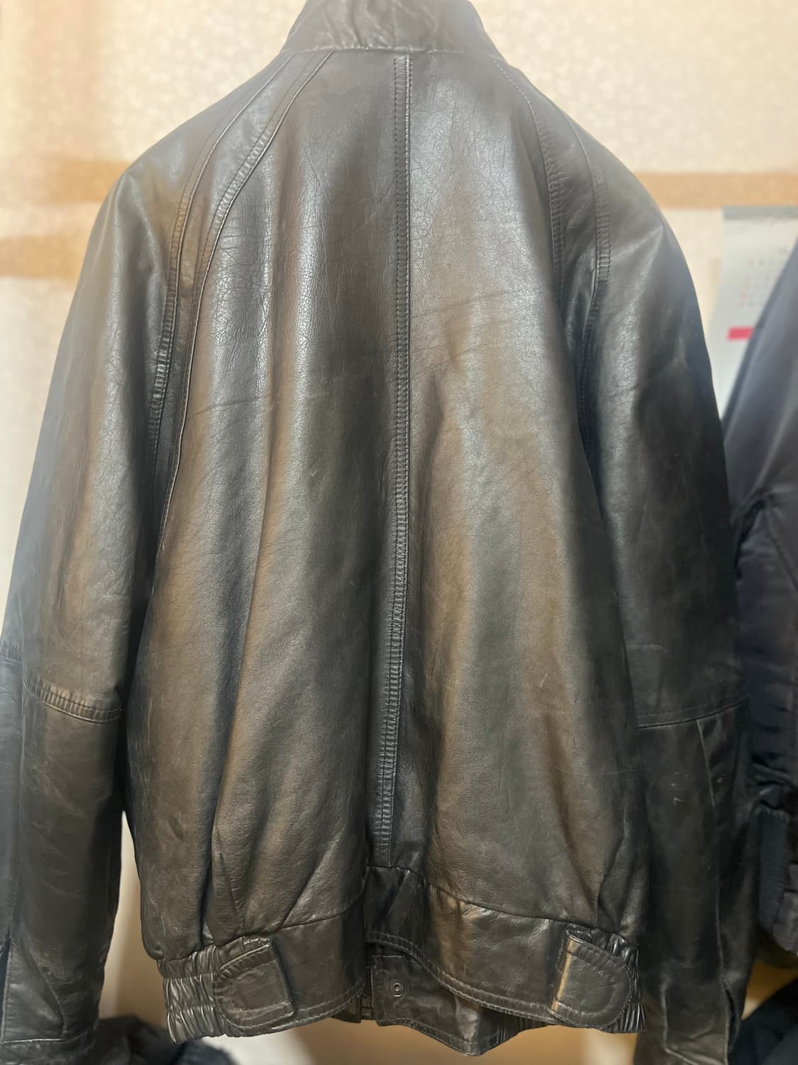 빈티지 램스킨 레더자켓 상품이미지3