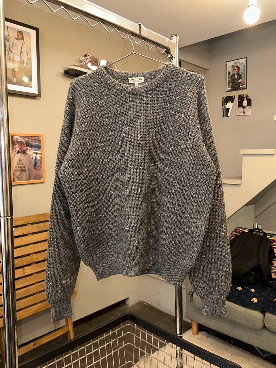90-00’s Giorgio Armani heavy wool knit 상품이미지6