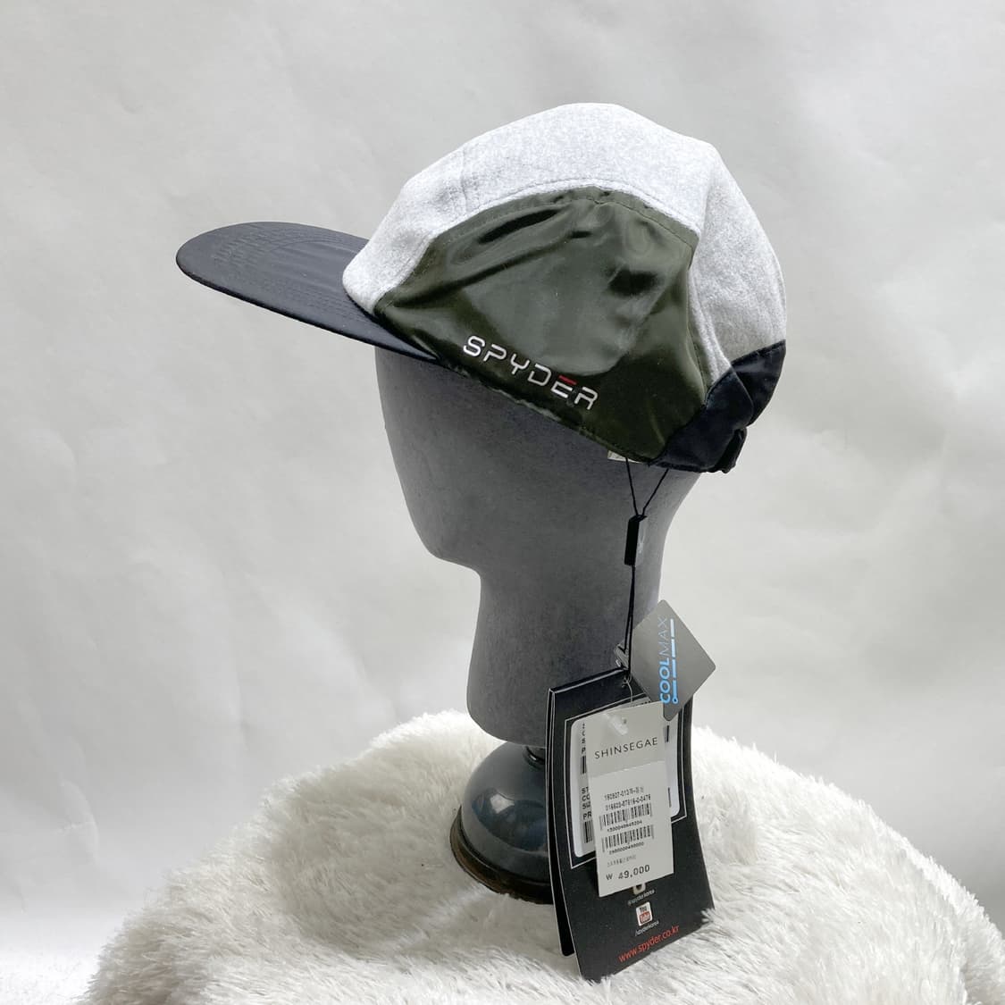 스파이더 글로시 사이드패널 캠프캡 새상품 F 상품이미지2