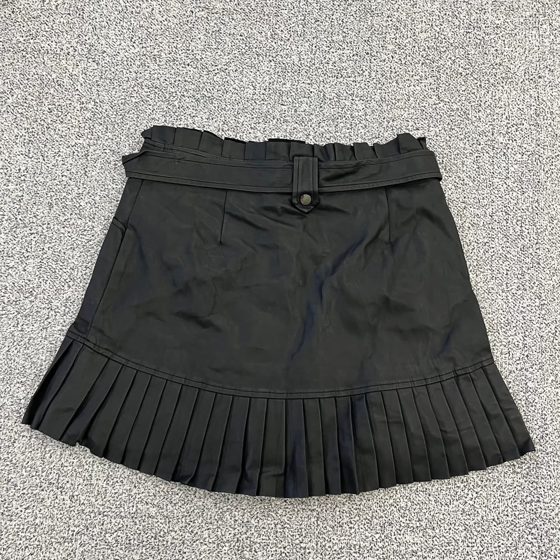 EUR L 자라 여성 레더 스커트 0129H2 상품이미지2