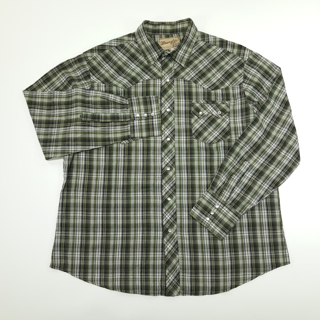 CN912 XL 랭글러 클래식 웨스턴 체크 긴팔 셔츠 남방 상품이미지2