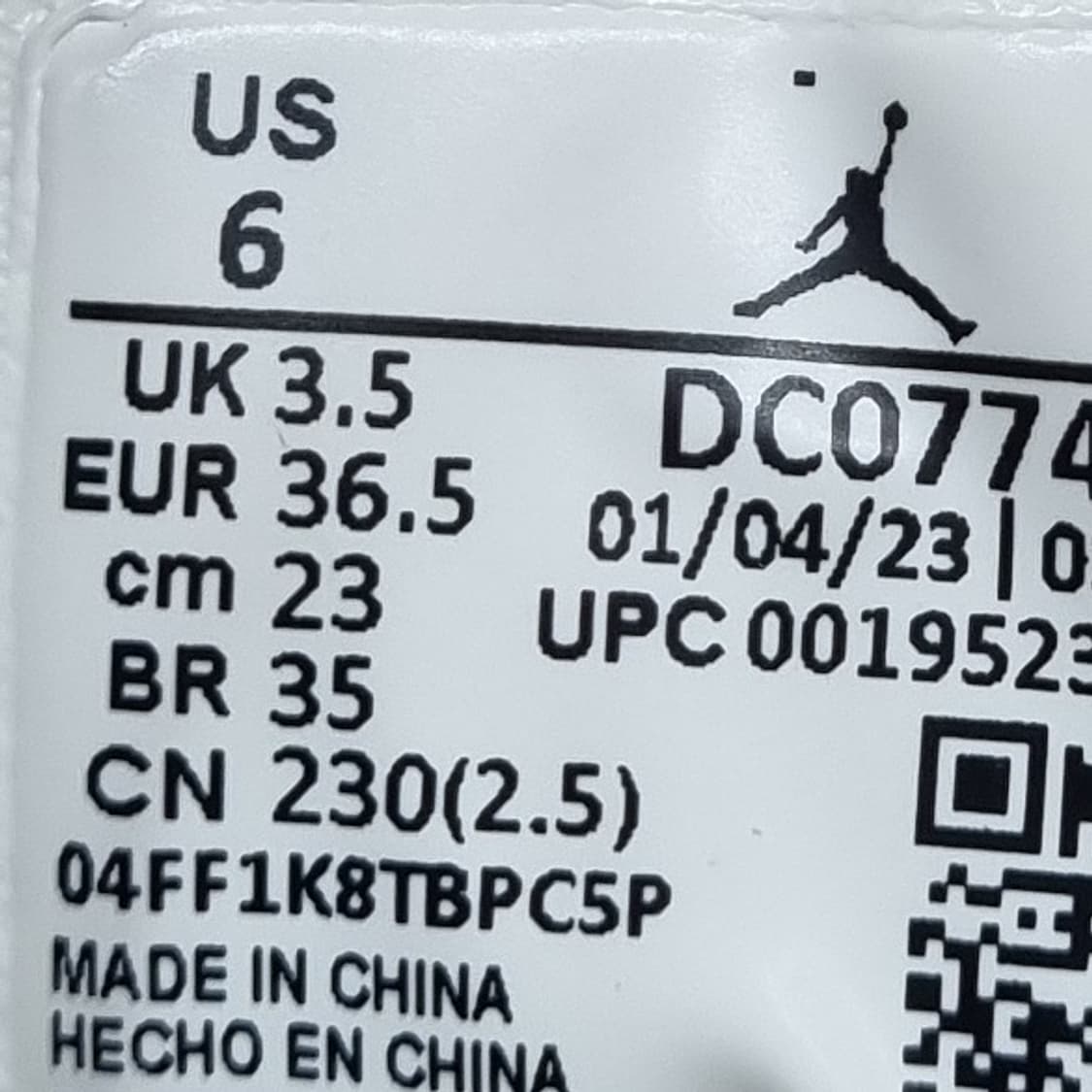 나이키 에어 조던 1 울프그레이 운동화 230 상품이미지6