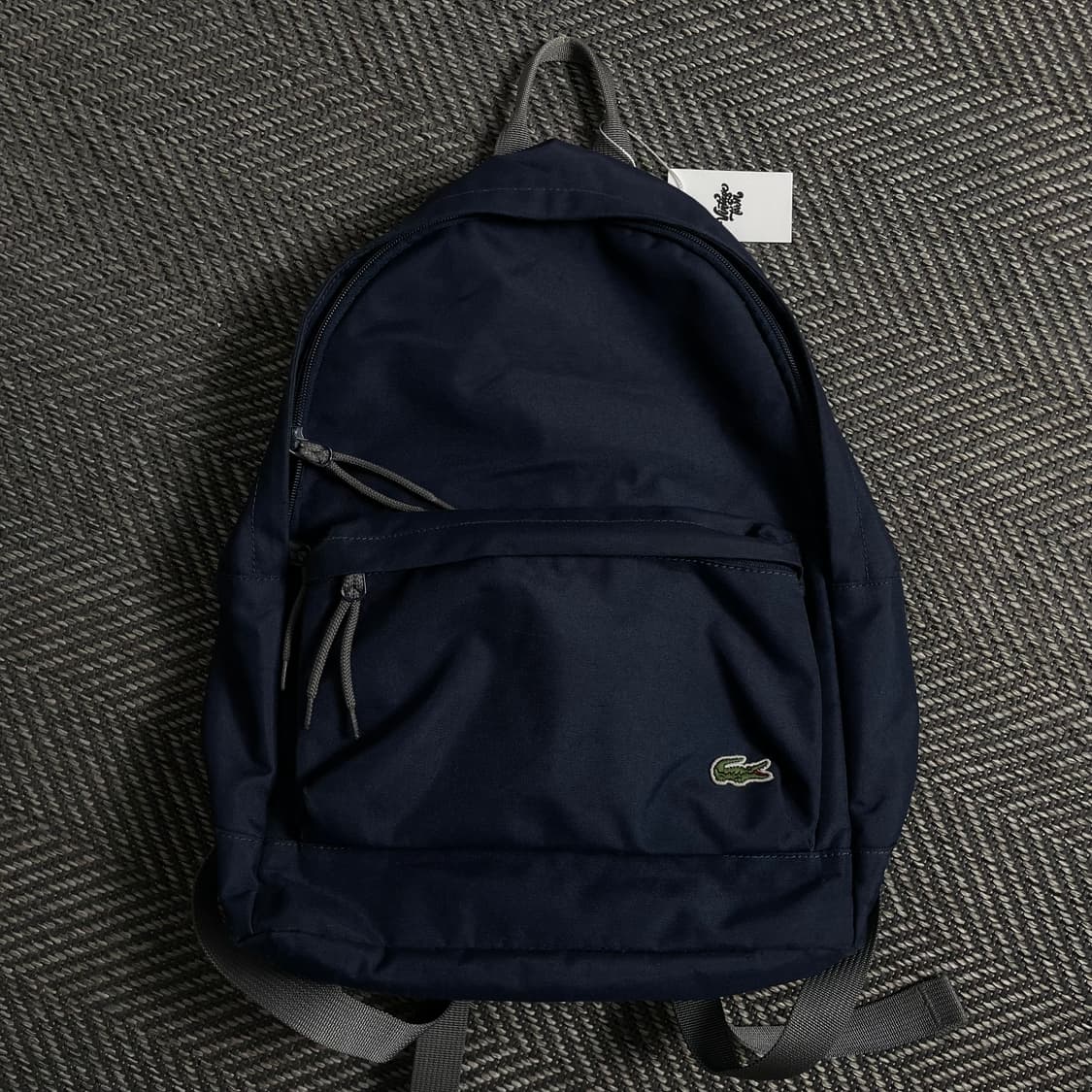 라코스테 자수로고 미니멀 포켓 백팩o 4106 상품이미지1