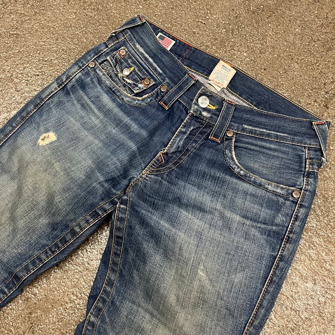 트루릴리젼 조이 데미지 부츠컷 (31“) 상품이미지4