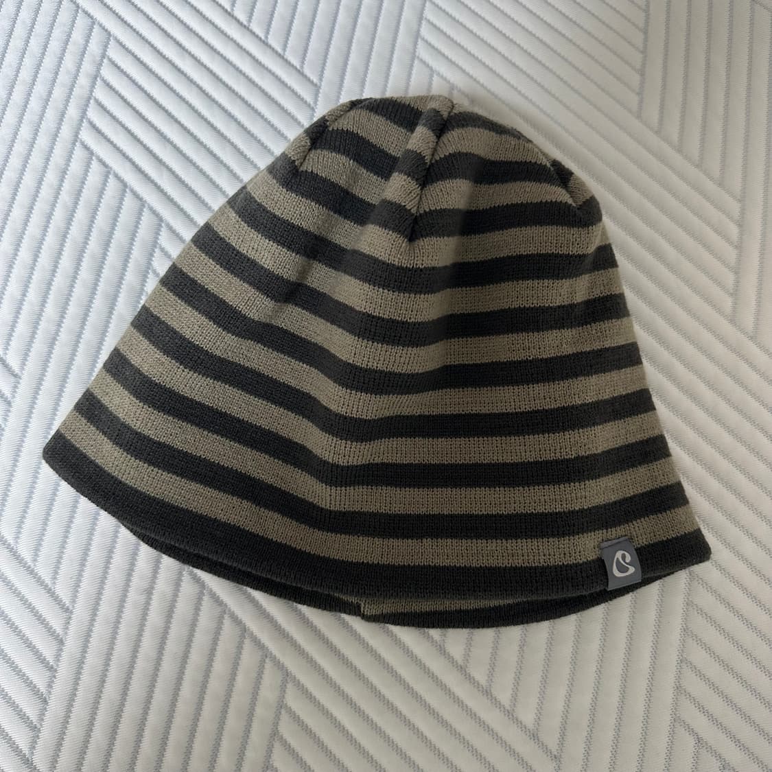 코이세이오 스트라이프 비니 카키 상품이미지4