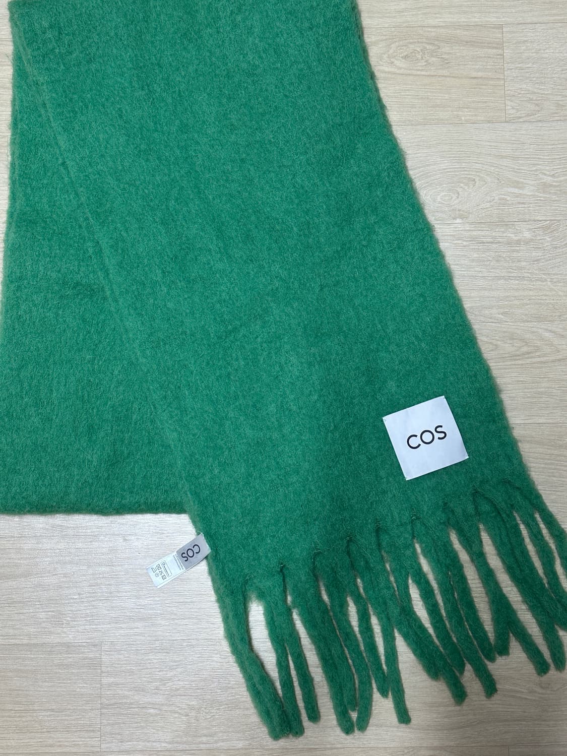 COS Oversized Brushed Green 머플러 상품이미지7