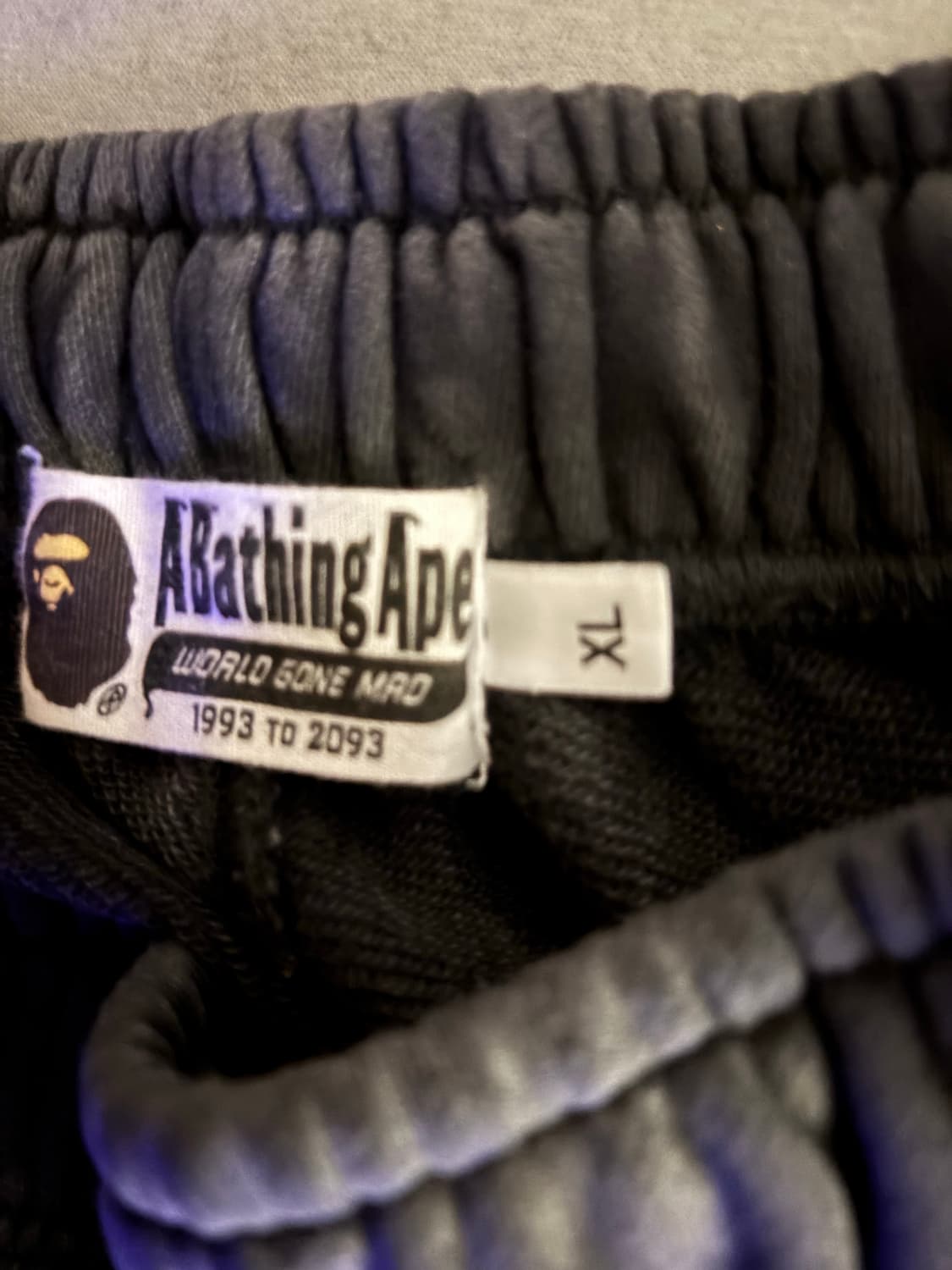 베이프 컬리지 워시드 이펙트 스웻팬츠 상품이미지9