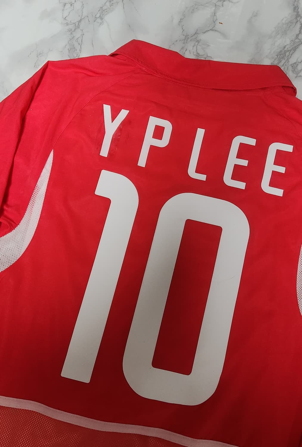 나이키 02-04 대한민국 홈 선수지급용 유니폼 긴팔 No.10 이영표  상품이미지3