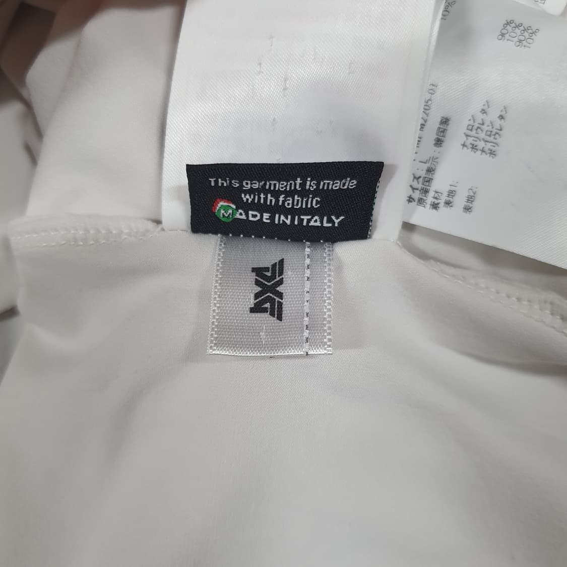 100 (L) PXG 골프 신형 21FW 배색 반팔 카라티 폴로 셔츠 상품이미지6