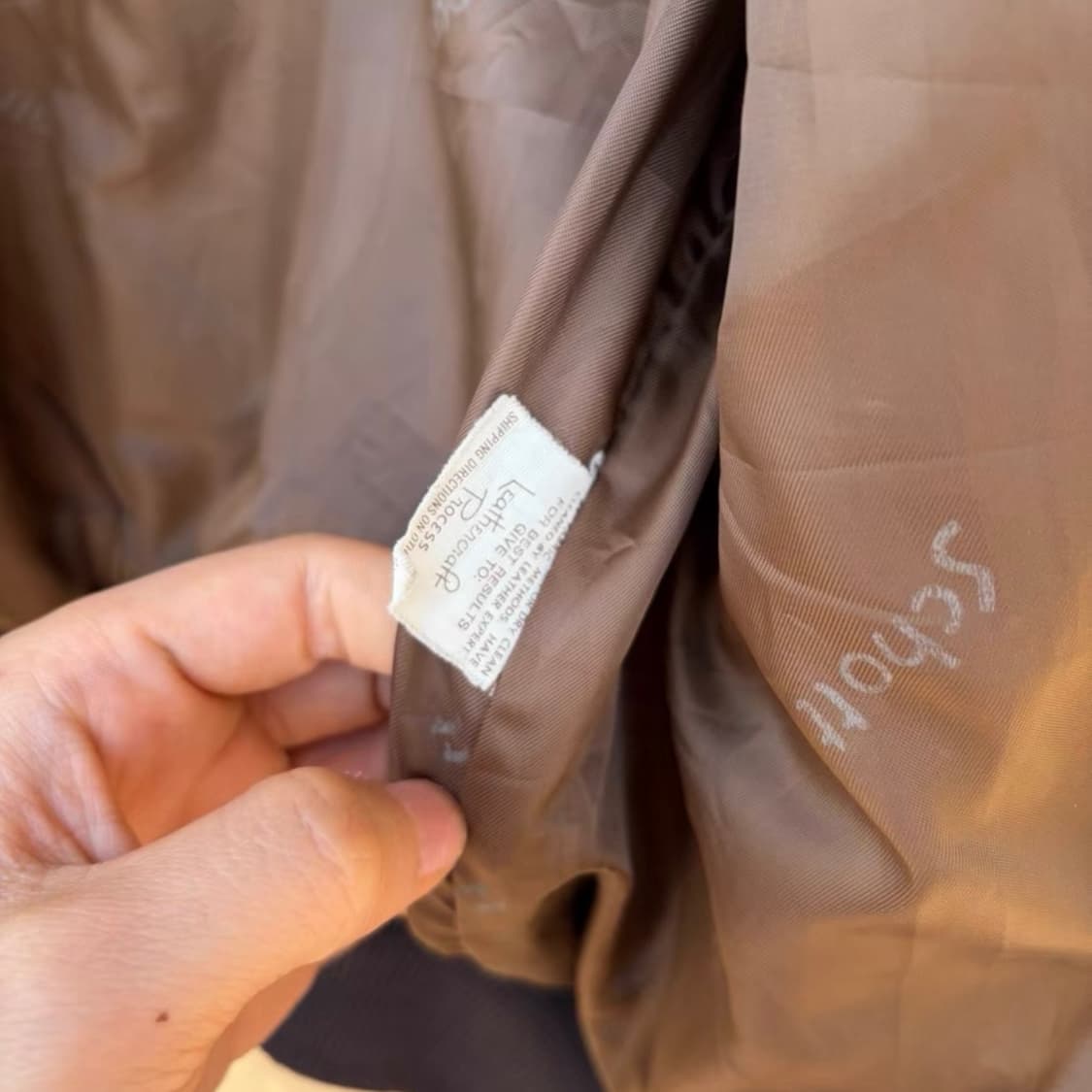 [Schott NYC] USA 빈티지 스웨이드 브라운 레더 자켓 상품이미지3