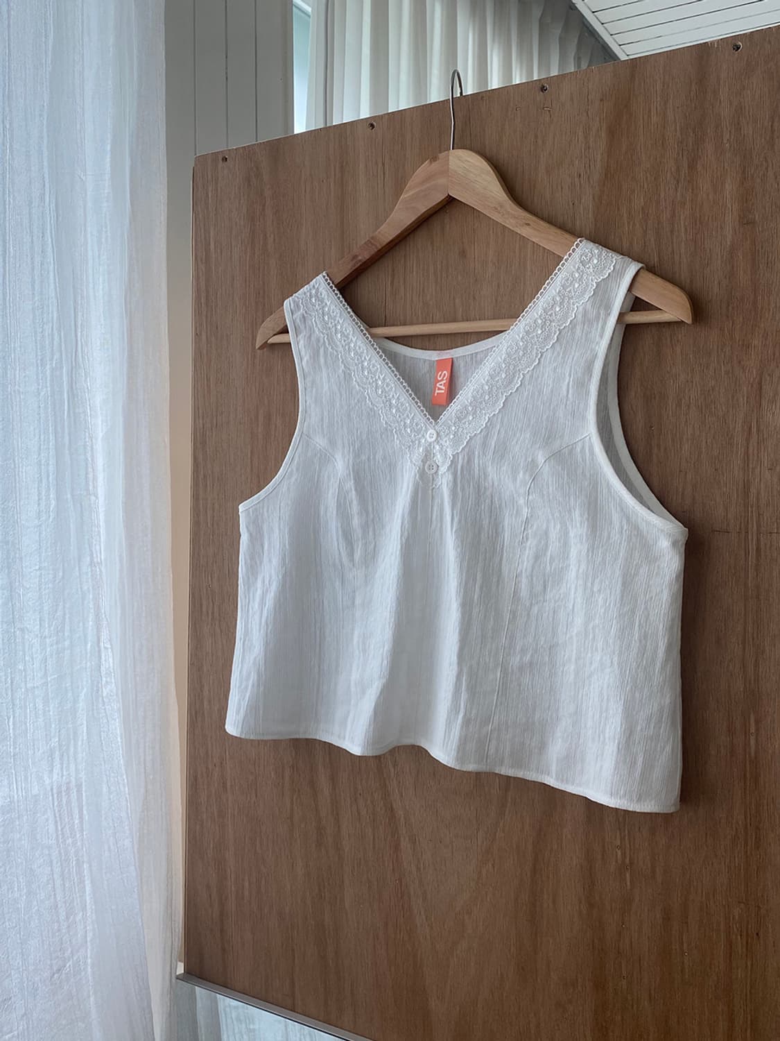 TAS [EXCLUSIVE] LACE CAMISOLE (WRINKLE) 상품이미지1